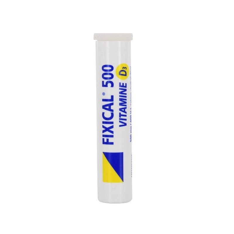 Pharmacie Bastille - Fixical Vitamine D3 500 Mg/400 Ui 20 Comprimés