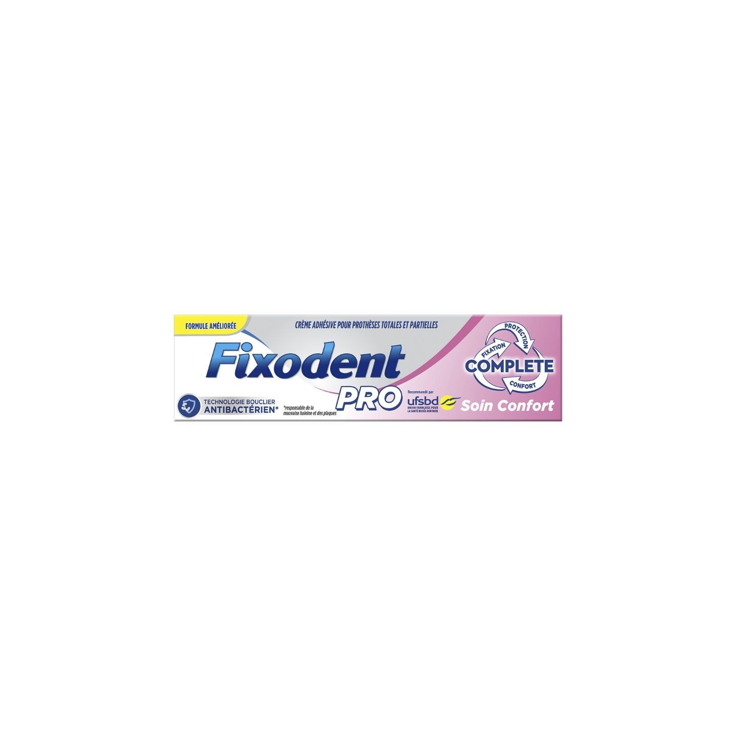Fixodent Pro Crème adhésive soin confort - 47g