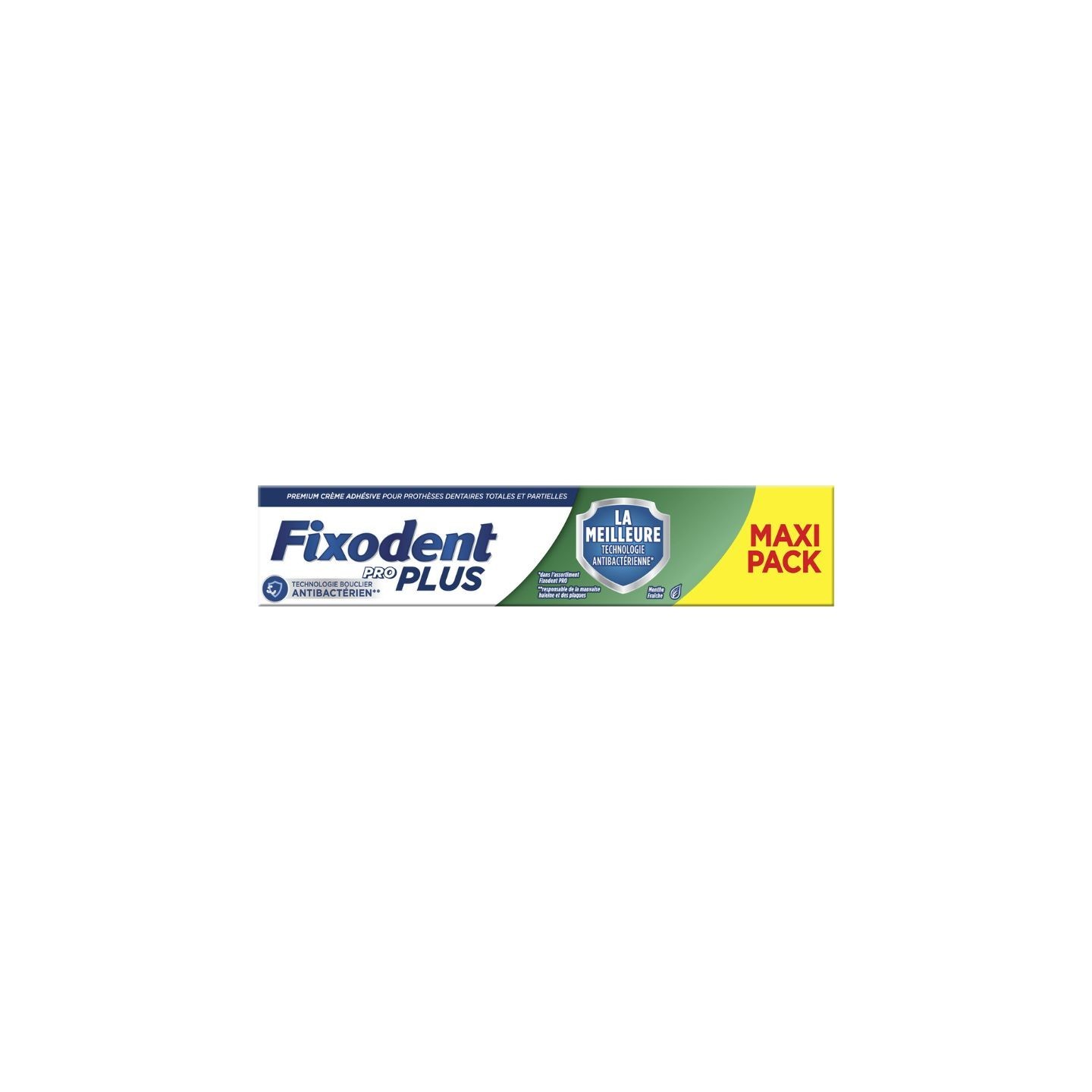 Fixodent Pro Plus Crème adhésive prothèse dentaire - 57g