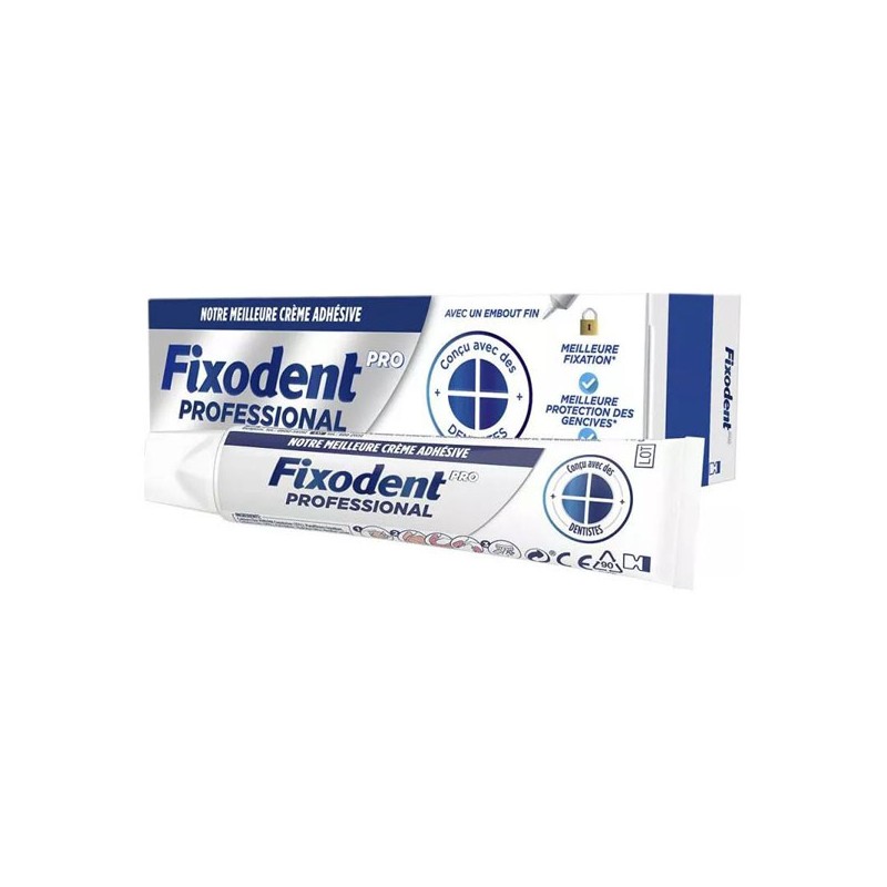 Pharmacie Bastille - Fixodent Pro professional crème adhésive 40gr
