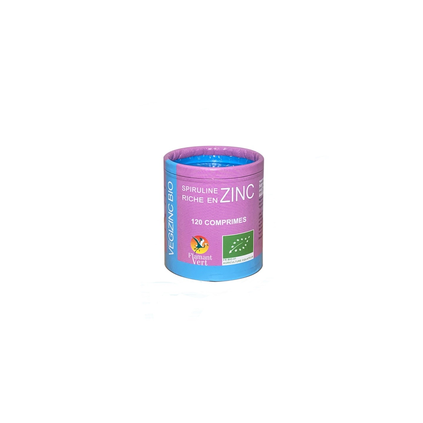 Flamant Vert VégiZinc Bio - 120 comprimés