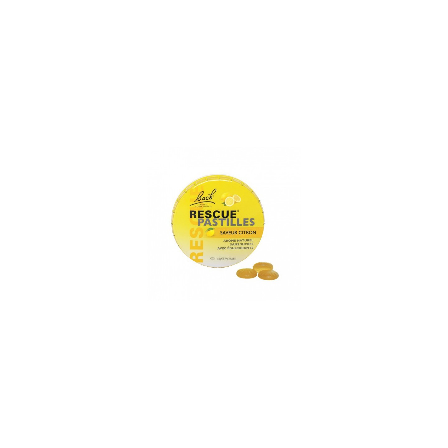 Fleur de Bach Rescue citron pastilles 50 g