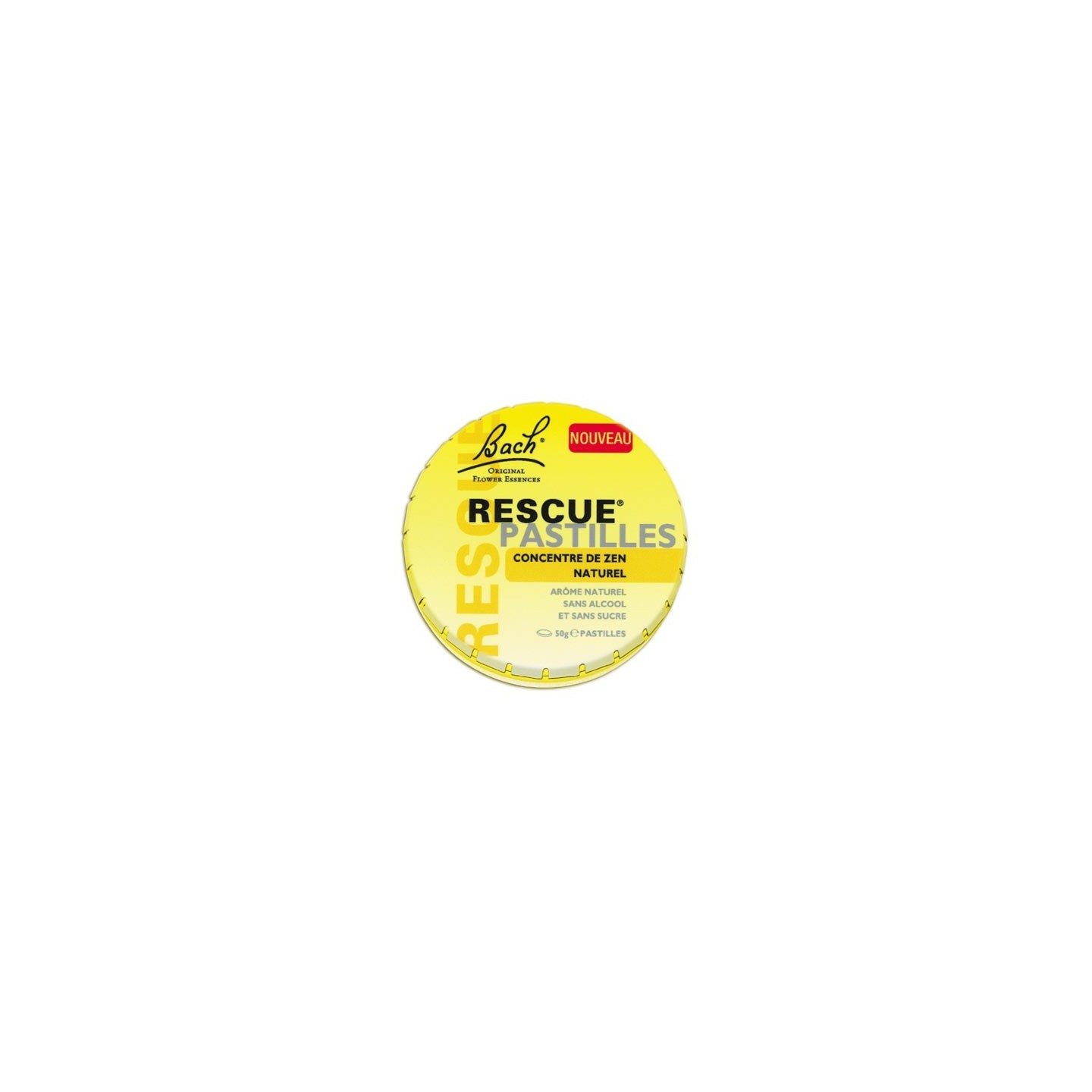 Fleur de Bach Rescue pastilles saveur orange sureau 50g