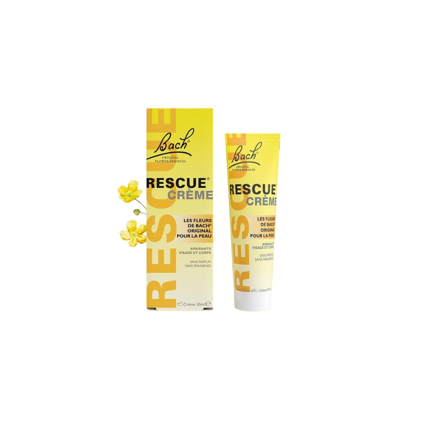 Fleurs de Bach Original Crème visage et corps Rescue - 30ml