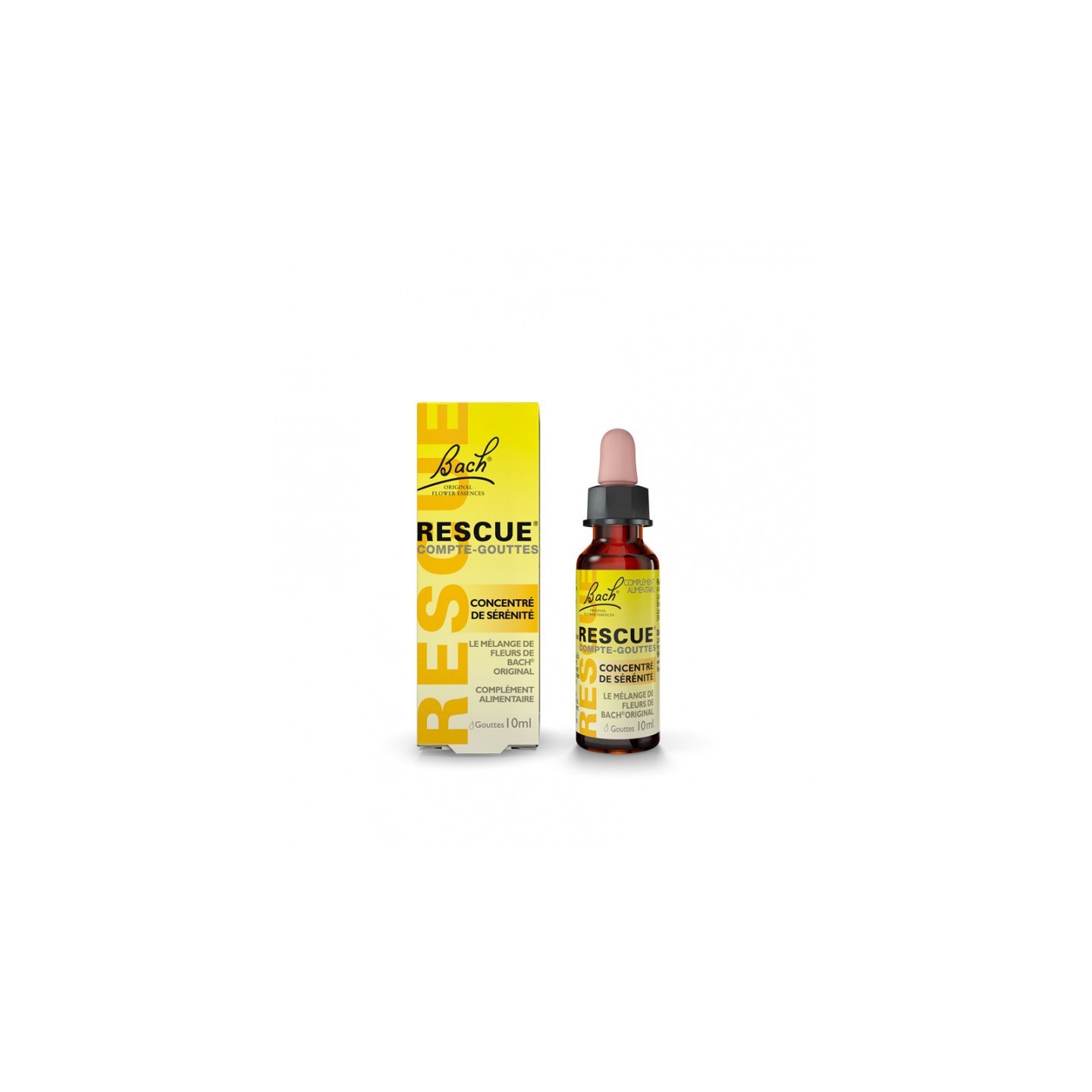 Fleurs de Bach Rescue compte-gouttes - 10ml