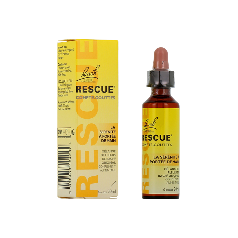 Pharmacie Bastille - Fleurs de Bach Rescue compte-gouttes 10ml