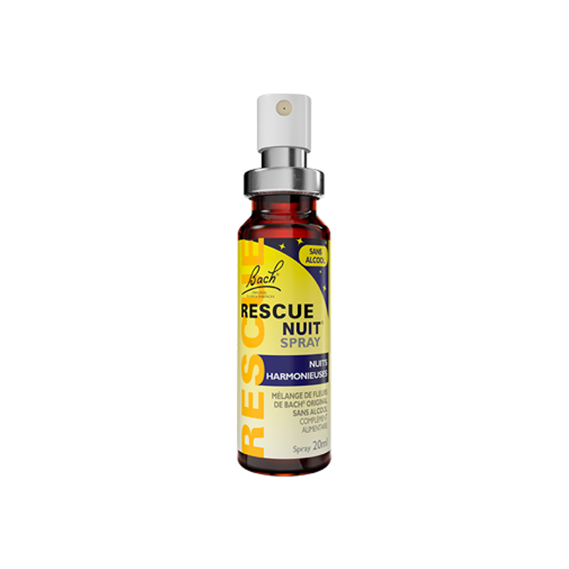 Pharmacie Bastille - Fleurs de Bach Rescue Nuit spray sans alcool 20ml