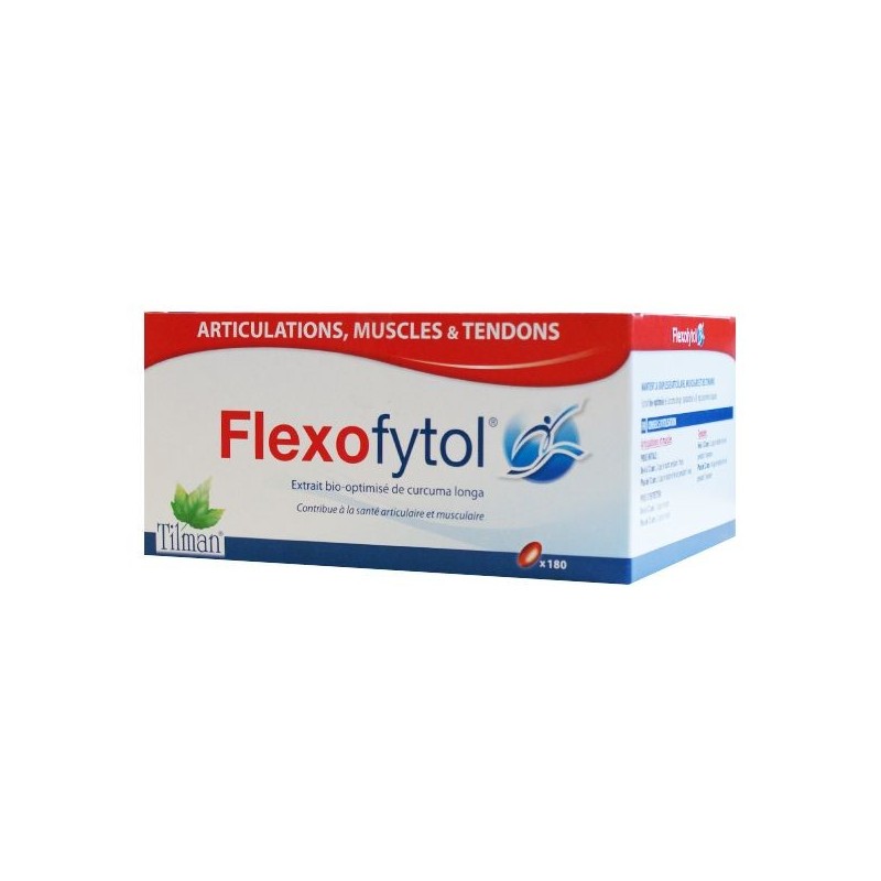 Pharmacie Bastille - Flexofytol confort articulations musles et tendons boite de 180 capsules