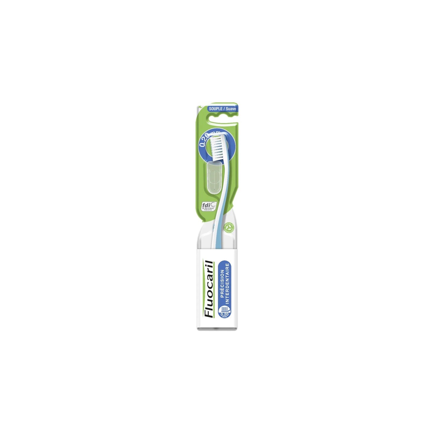 Fluocaril Brosse à dents précision interdentaire 20/100 - Souple