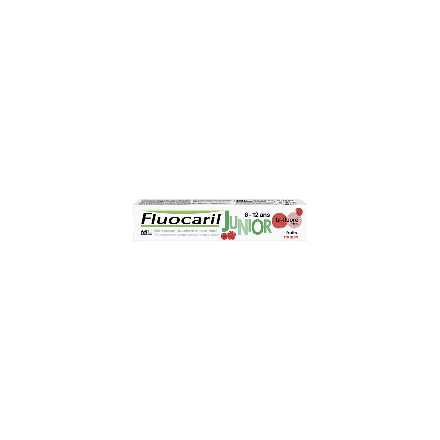 Fluocaril Junior Dentifrice fruits rouges 6-12 ans - 75ml