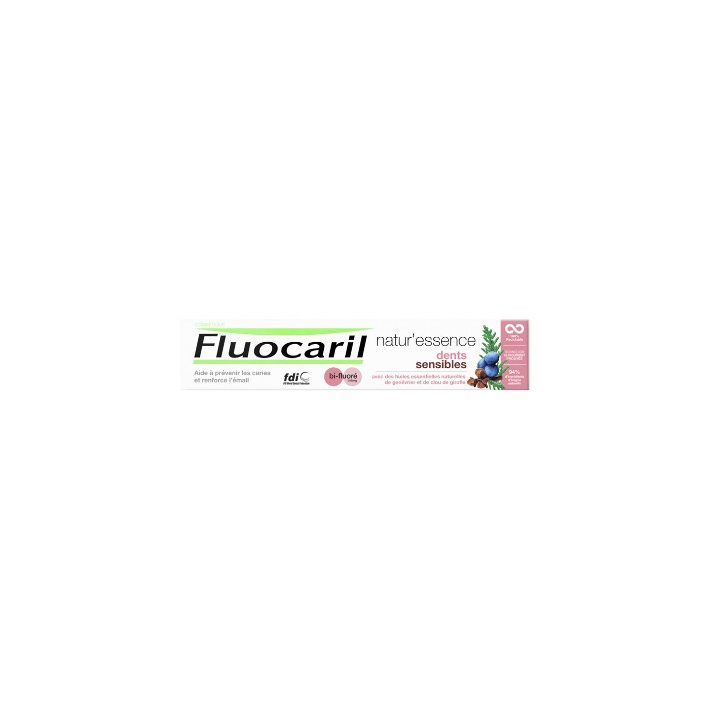 Fluocaril Natur'Essence Dentifrice dents sensibles bi-fluoré - 75ml