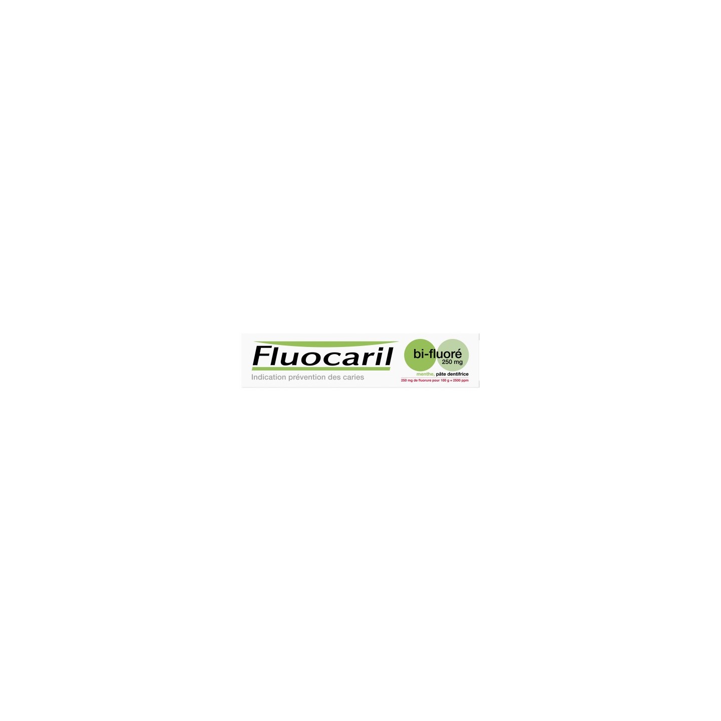 Fluocaril Pâte dentifrice Bi-Fluoré 250mg Menthe - 125ml