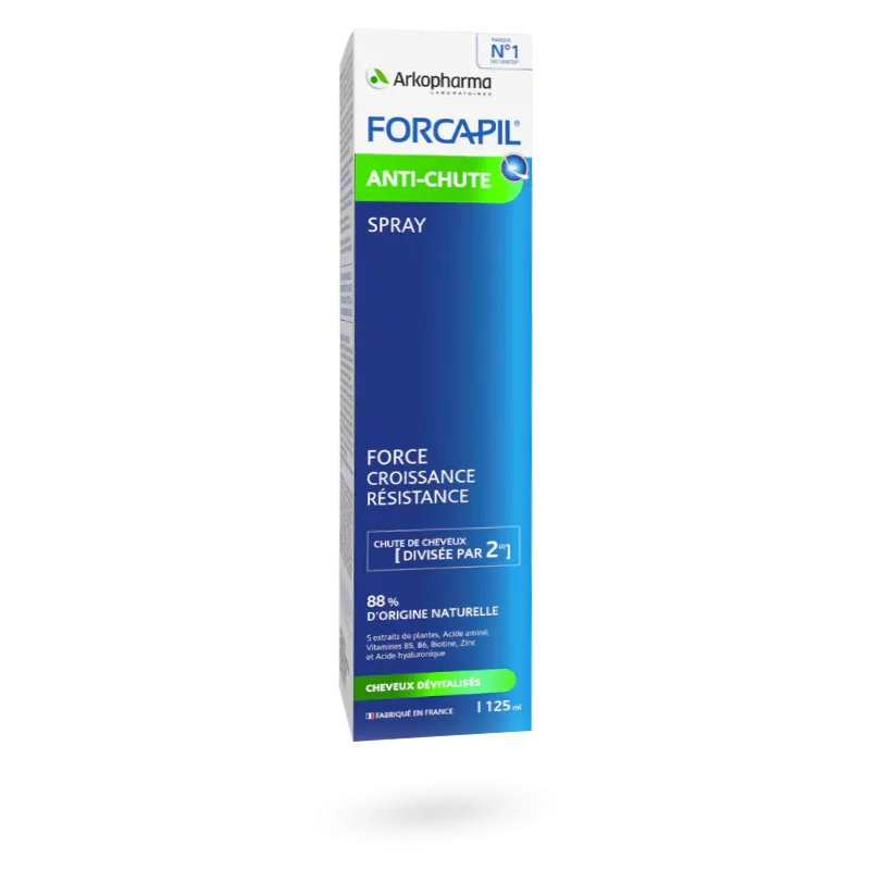 Forcapil spray anti-chute cheveux Arkopharma - Spray 125 ml