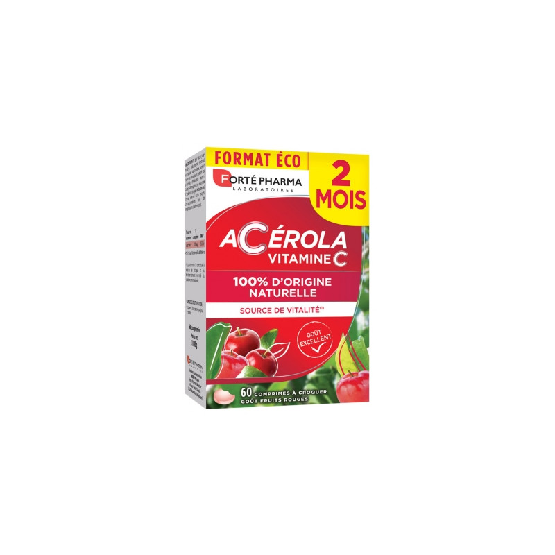 Forté Pharma Acérola Vitamine C 60 comprimés