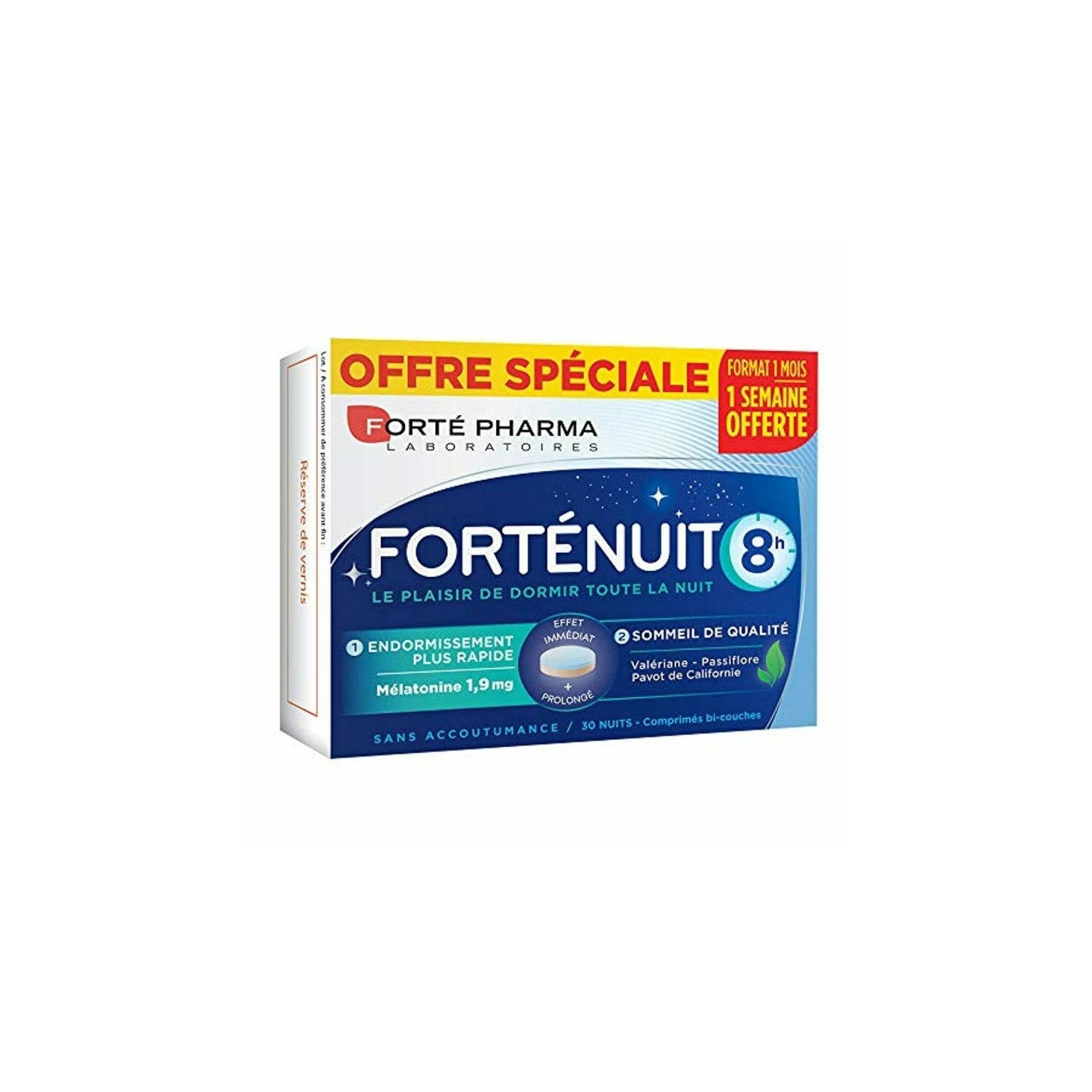 Forté Pharma Forté Nuit 8h - 30 comprimés