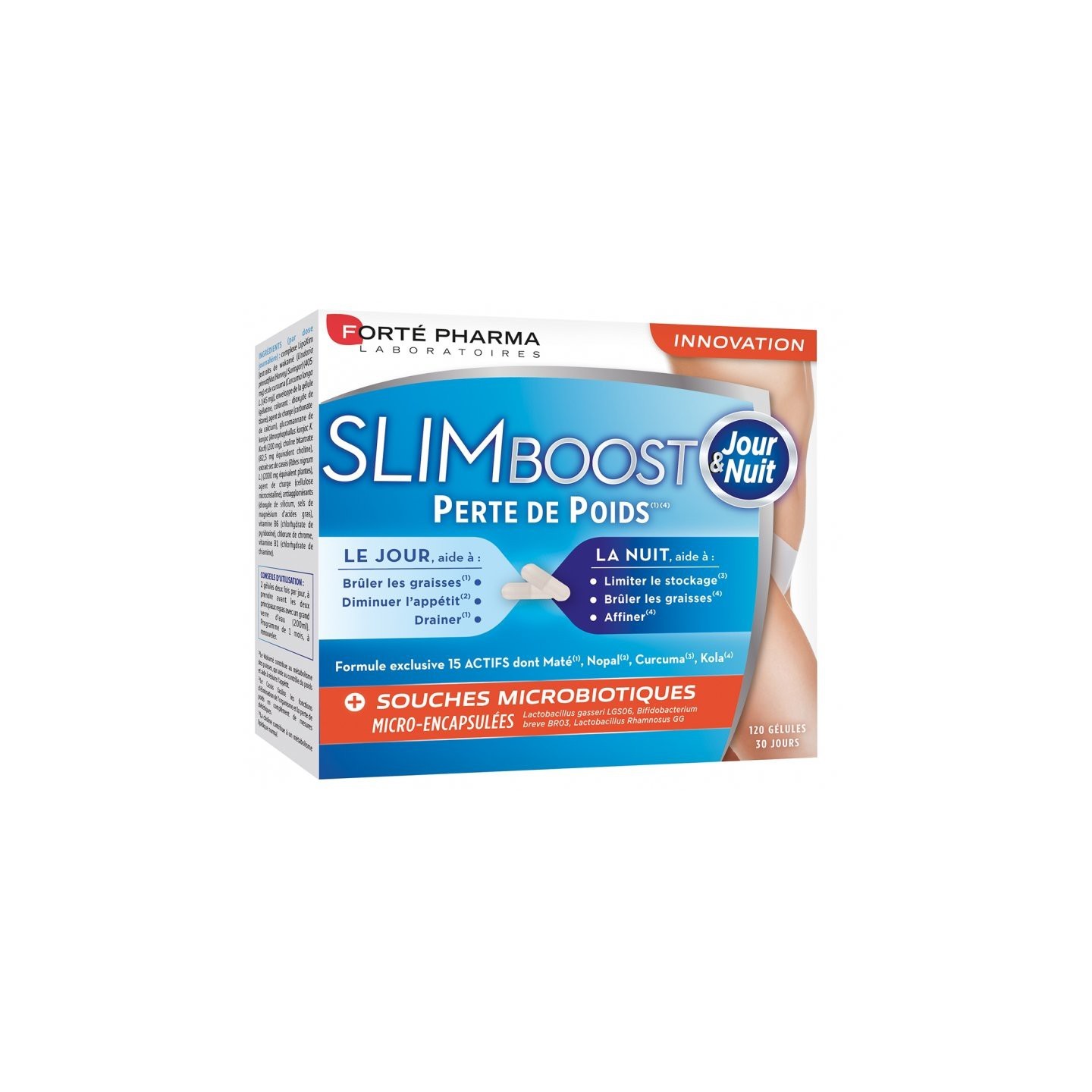 Forté Pharma SlimBoost jour et nuit - 120 gélules