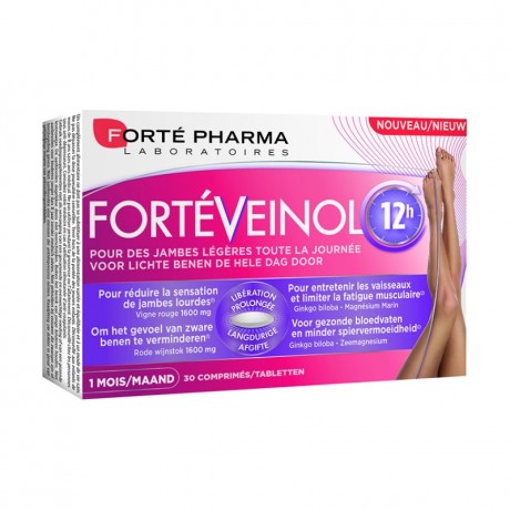 Forte Pharma Forté Veinol 12H 30 comprimés