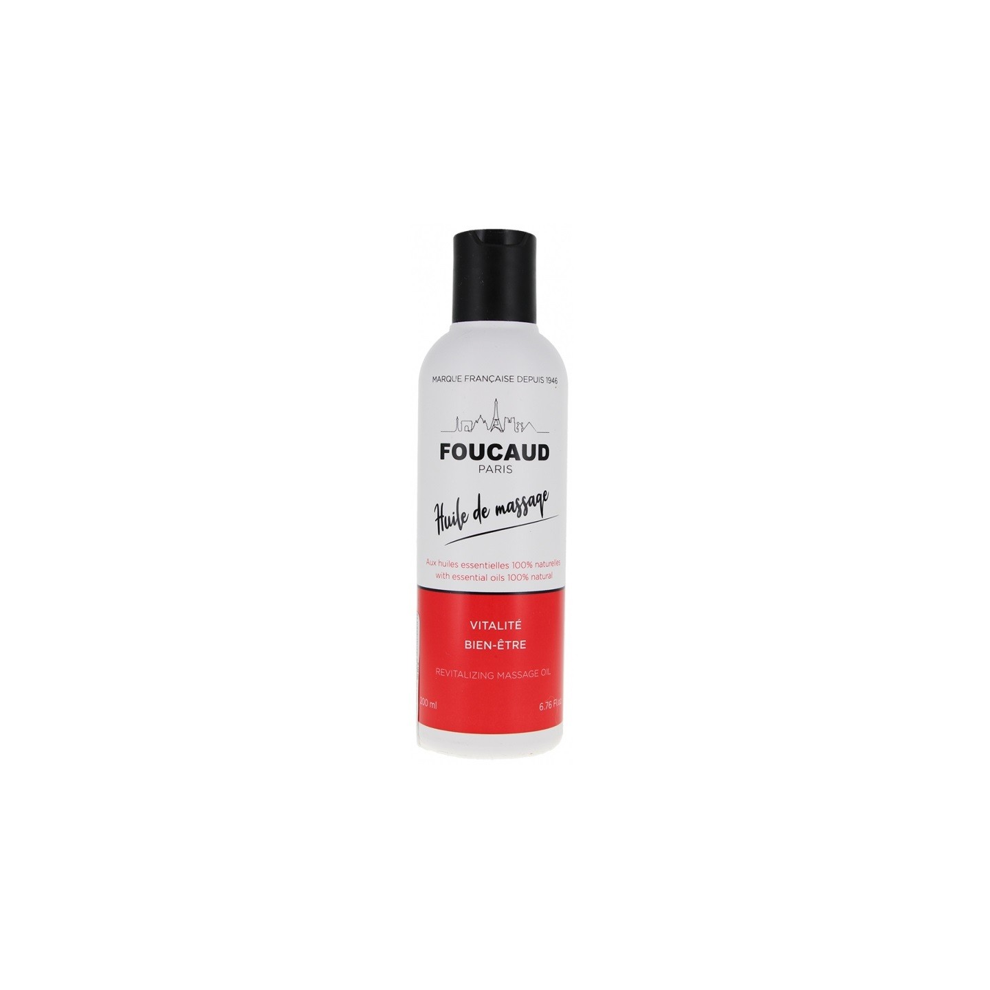 Foucaud Huile de massage revitalisante - 200ml