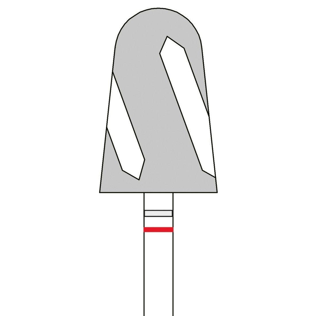 Fraise Diamantee Ceramique Diametre 9.5 mm Grain Hybride Fin Enlevement des Callosites Initiales