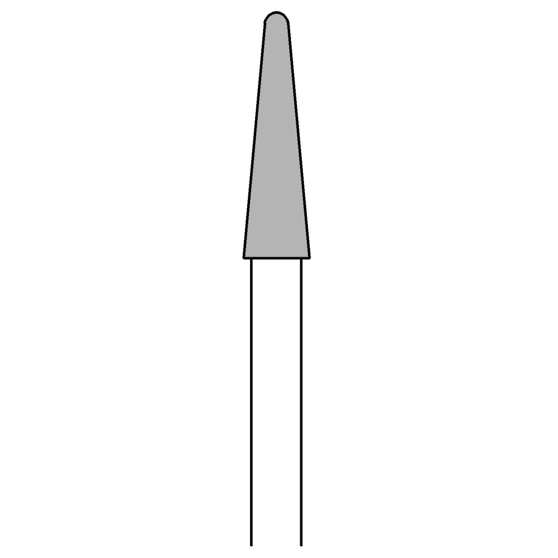Fraise Carbure de Tungstene Diametre 3.1 mm Contour des Ongles Atteints de Mycoses