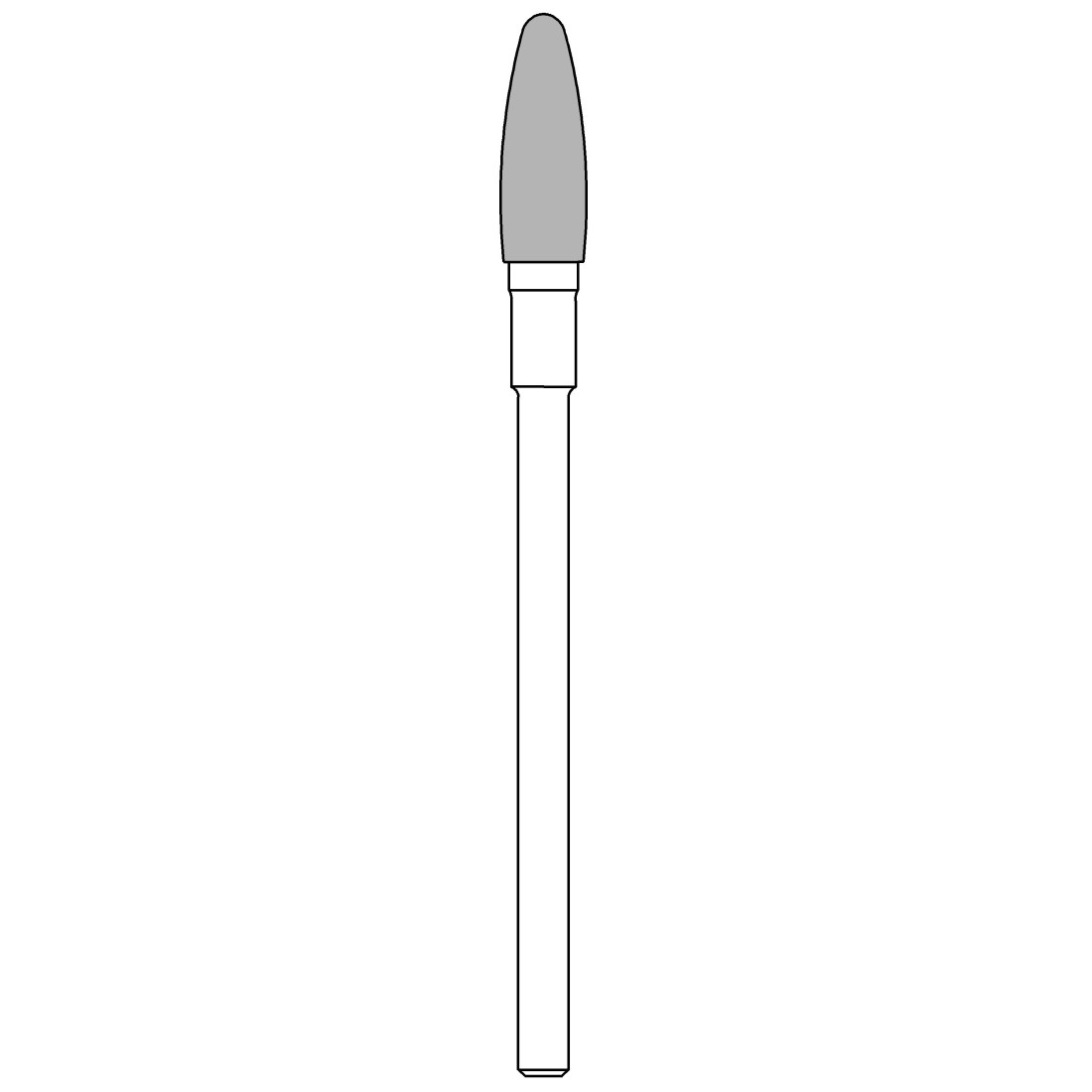 Fraise Carbure de Tungstene Diametre 4 mm Contour des Ongles Atteints de Mycoses