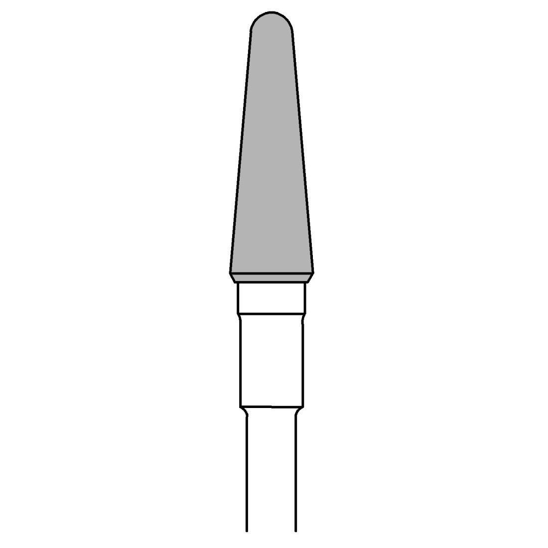 Fraise Gaucher Carbure de Tungstene Diametre 4.5 mm Contour des Ongles Atteints de Mycoses