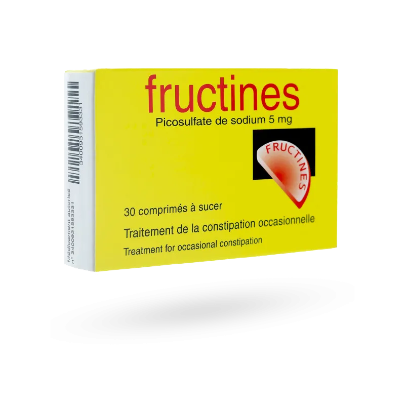 Fructines 5 mg laxatif - Boite de 30 comprim&eacute;s