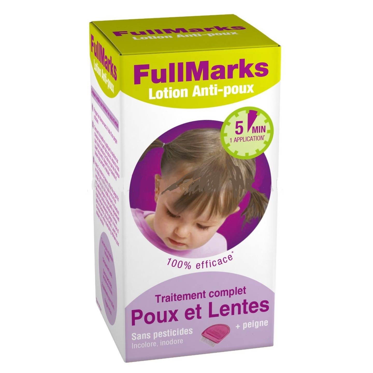 Full Marks Lotion Anti-Poux + Peigne 150ml