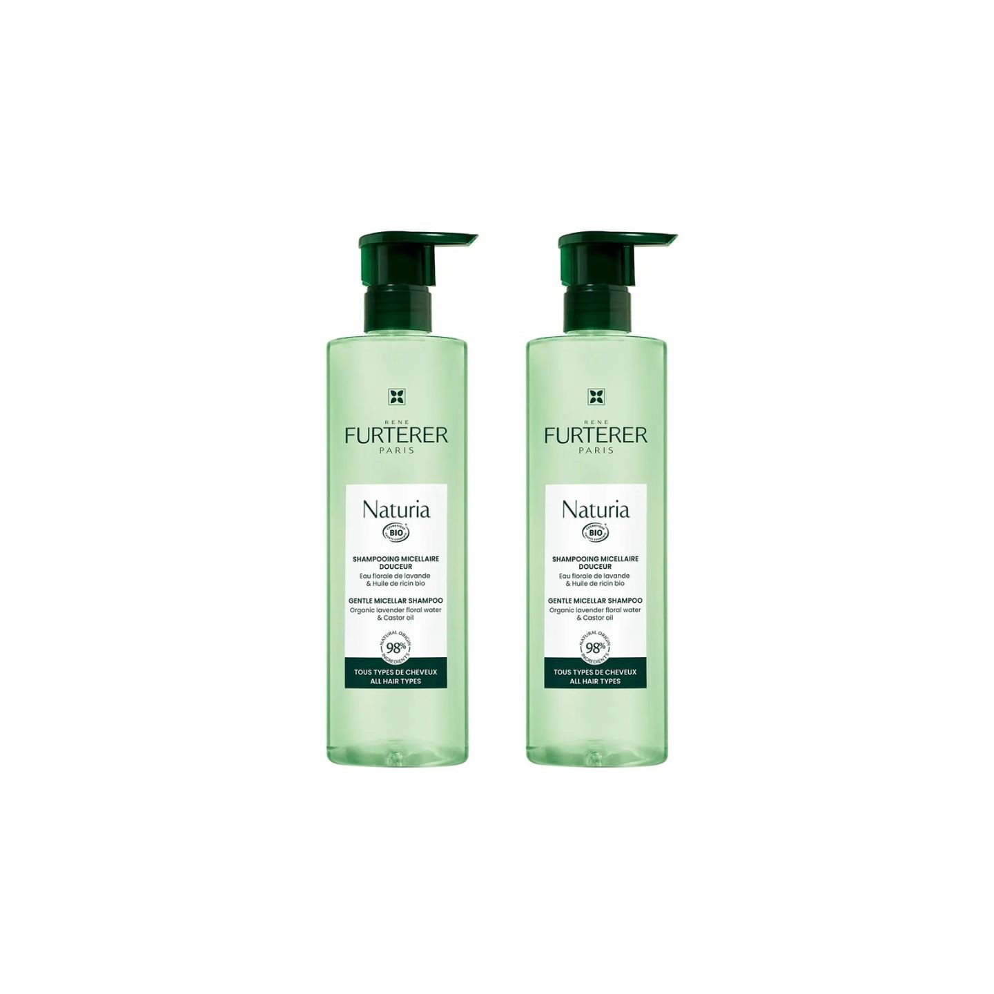 Furterer Naturia Shampoing micellaire douceur Bio - 2 x 400ml