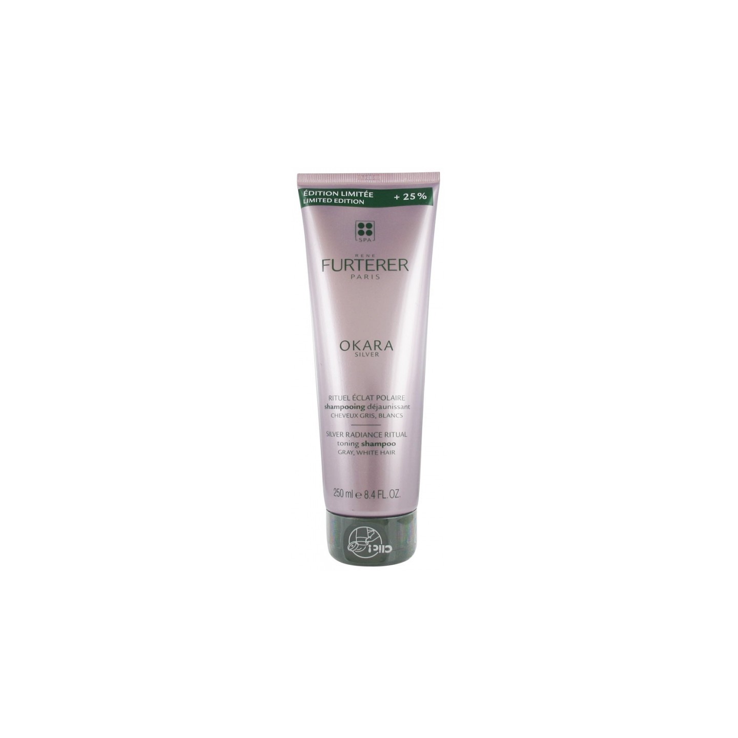 Furterer Okara Silver Shampoing déjaunissant - 250ml + 50ml Offerts