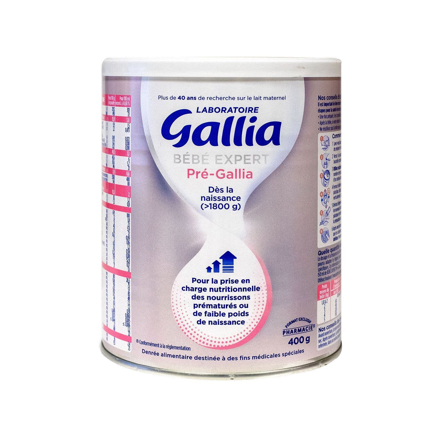 Gallia Bébé Expert Pré-Gallia lait prématuré - 400g
