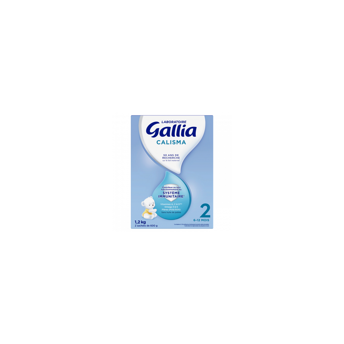 Gallia Calisma Lait 2ème âge - 2X600g
