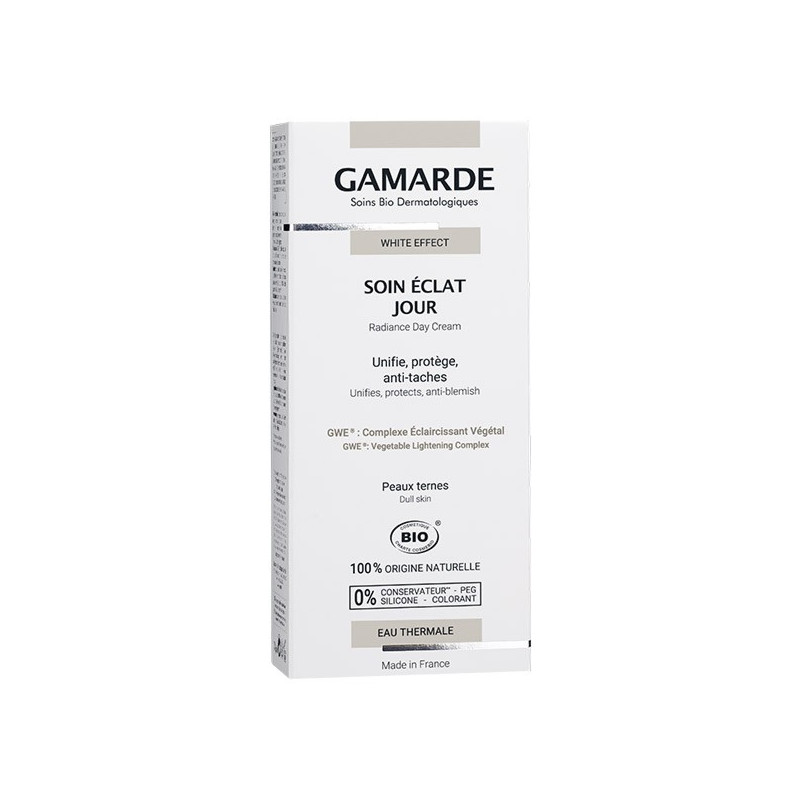Gamarde White Effect Soin Éclat Jour Bio 40ml