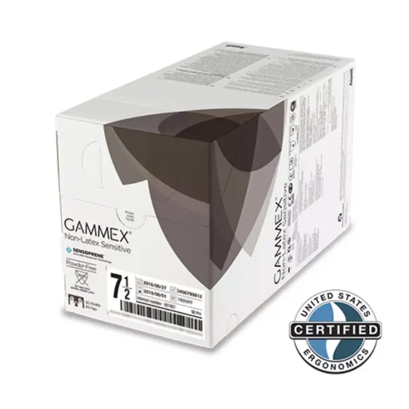 GANTS CHIRUGICAUX SANS LATEX GAMMEX SENSITIVE