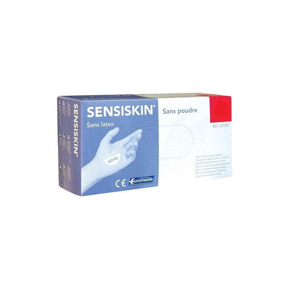 Gants Nitrile Non Poudrés - Sensiskin