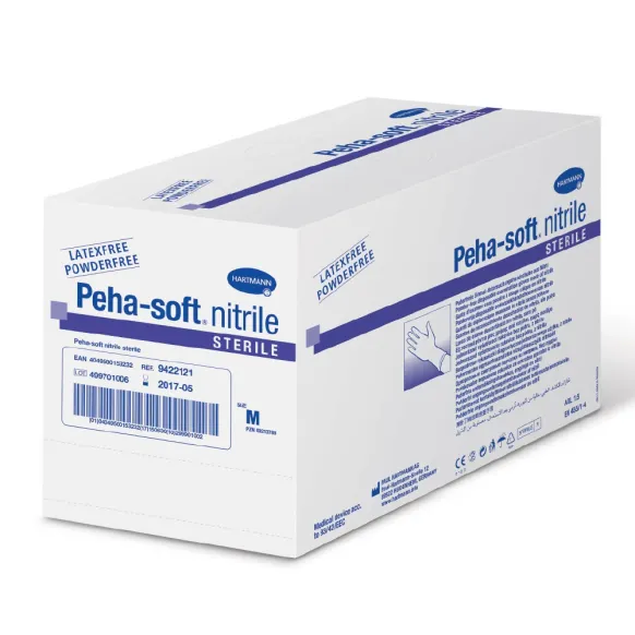 GANTS PEHA-SOFT STÉRILE NITRILE NON POUDRÉS