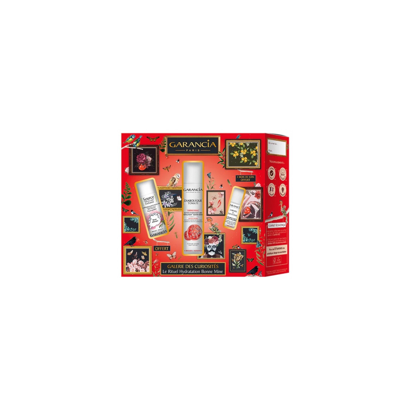 Garancia Coffret Galerie des curiosités Le Rituel hydratation bonne mine