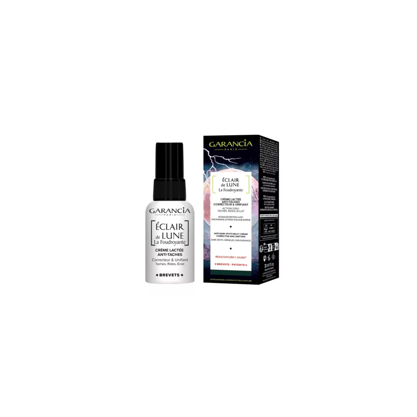 Garancia Éclair de Lune La Foudroyante Crème lactée anti-tâches - 30ml