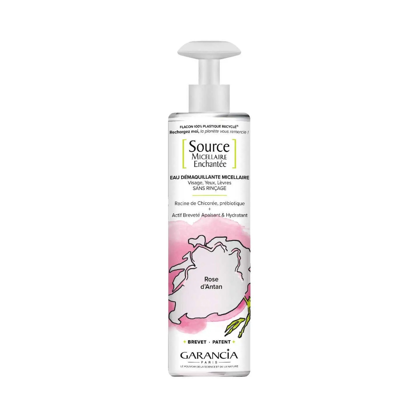 Garancia Micellaire Enchantée Eau démaquillante rose d'Antan - 400ml