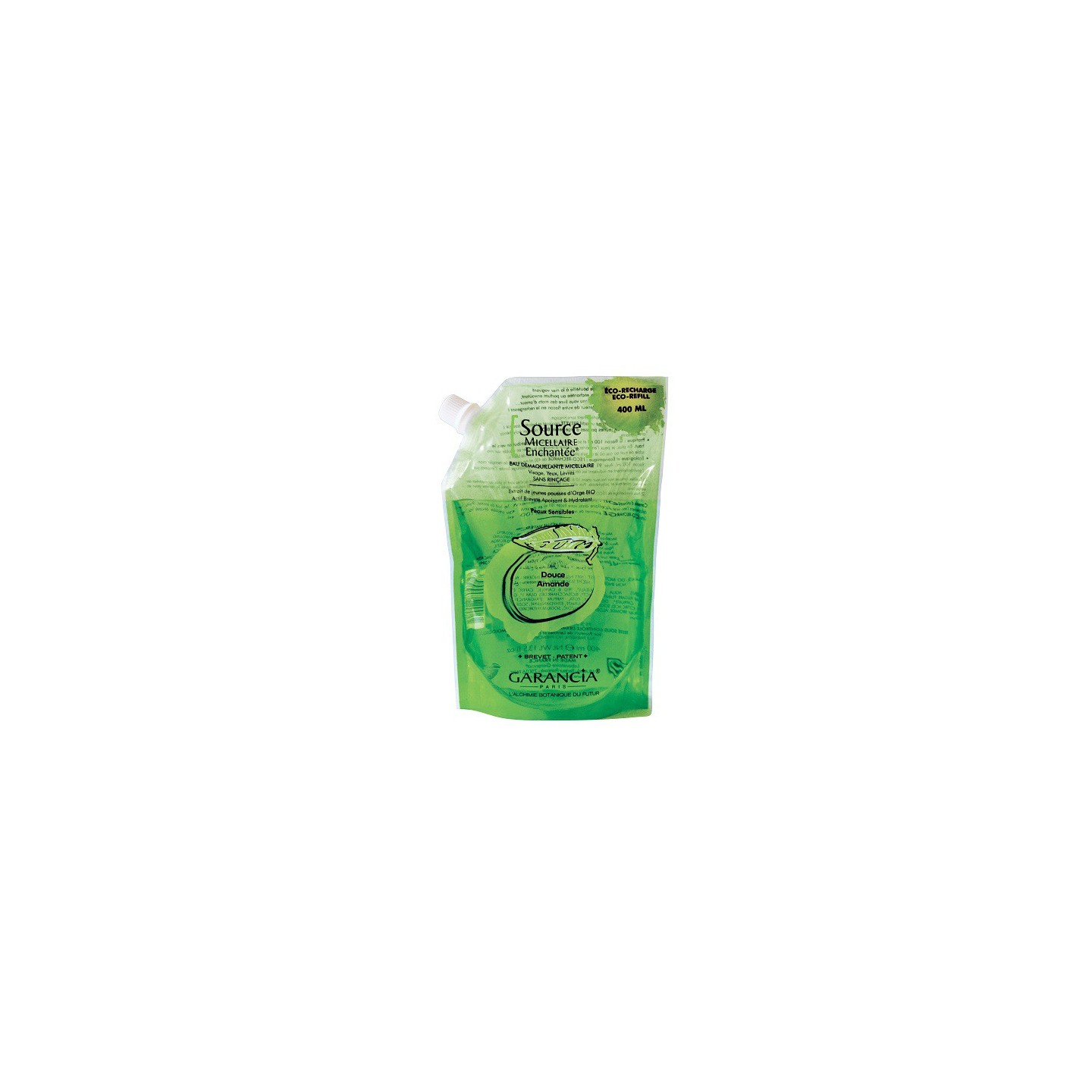 Garancia source micellaire douce amande eco-recharche 400ml