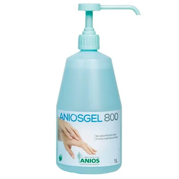 GEL HYDROALCOOLIQUE FLACON 1L ANIOSGEL 800