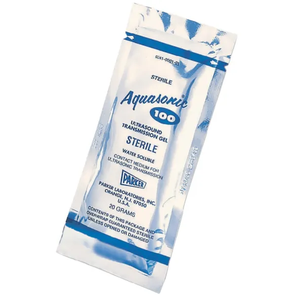 GEL ULTRASON AQUASONIC 100 PARKER DOSES STÉRILES (48 DOSES)