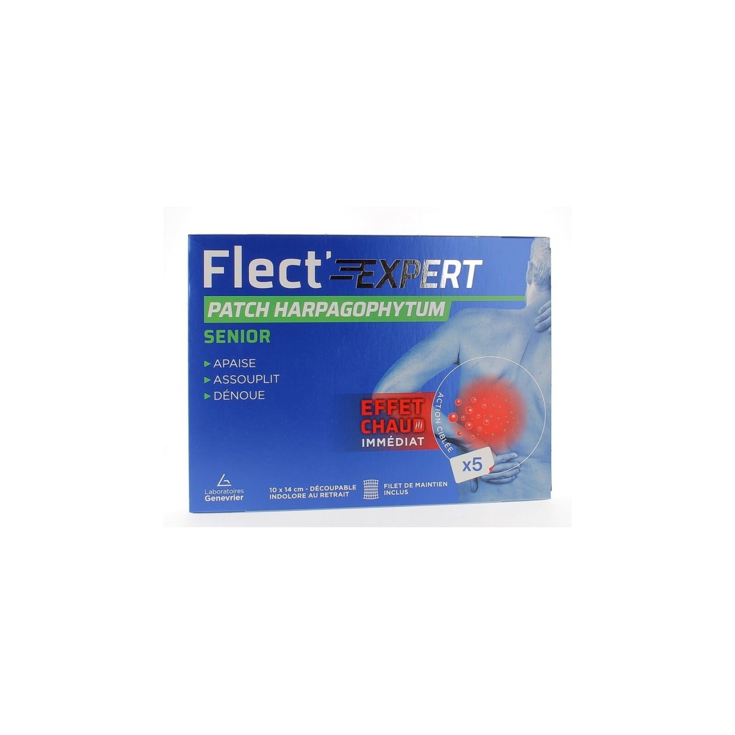Genevrier Flect'Expert Senior Harpagophytum - 5 patchs