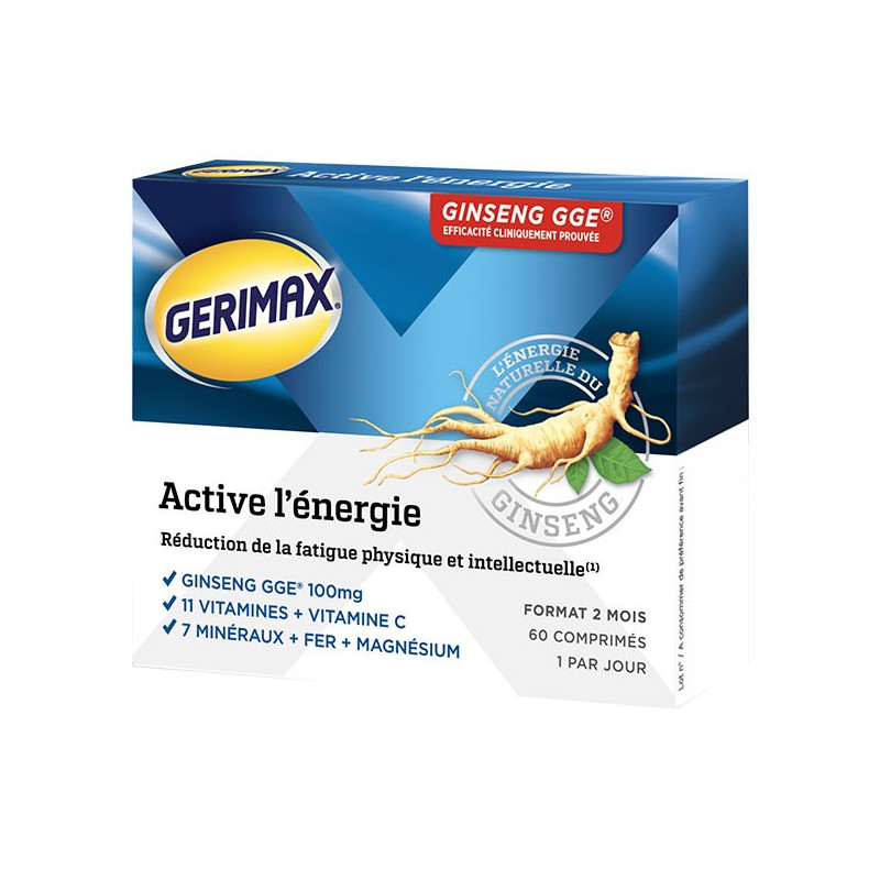 Gerimax Active Energie Adultes 60 comprimés