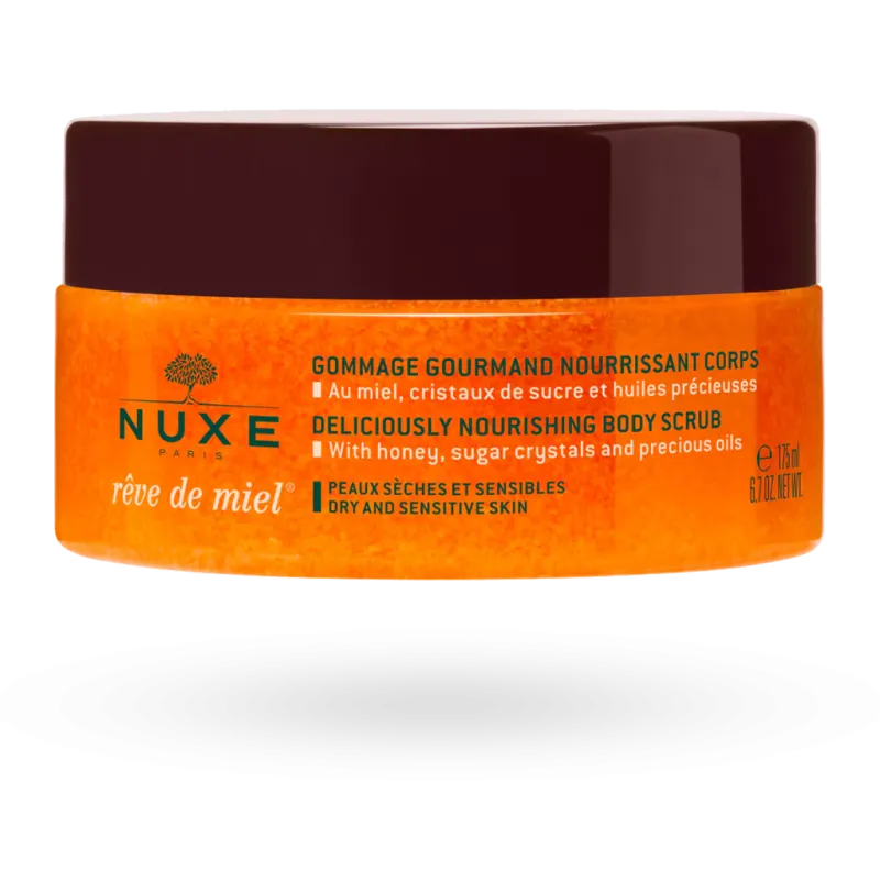 Gommage gourmand nourrissant corps Rêve de Miel Nuxe 175 ml