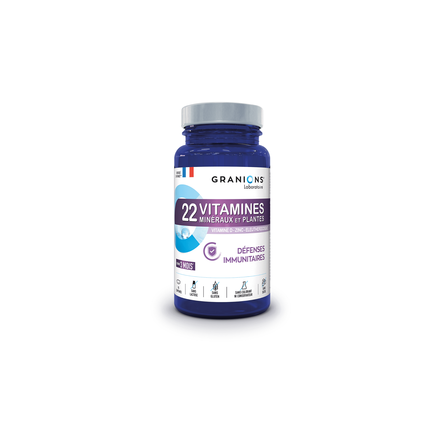 Granions 22 Vitamines minéraux et plantes - 90 comprimés