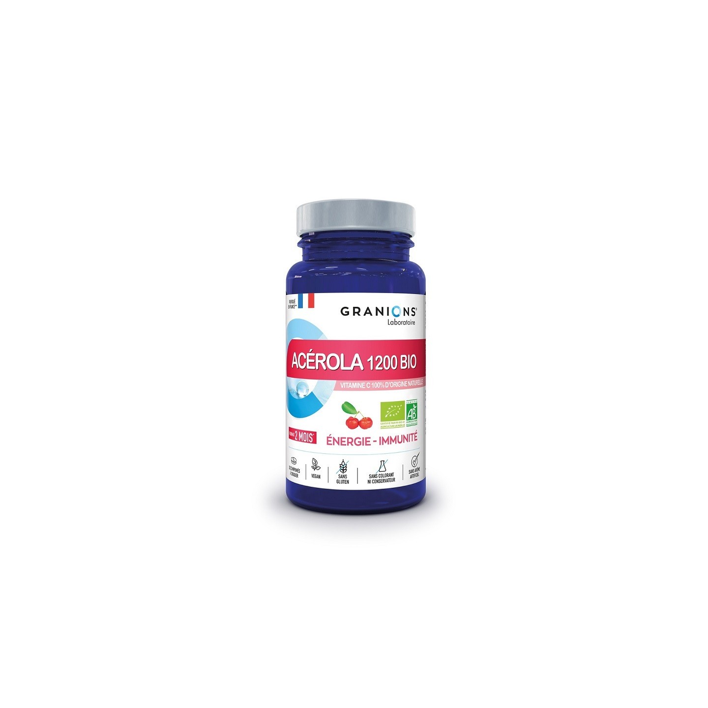 Granions Acérola 1200 Bio - 30 comprimés à croquer