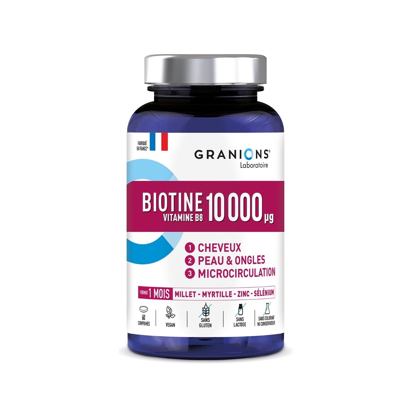 Granions Biotine 10 000 µg - 60 comprimés
