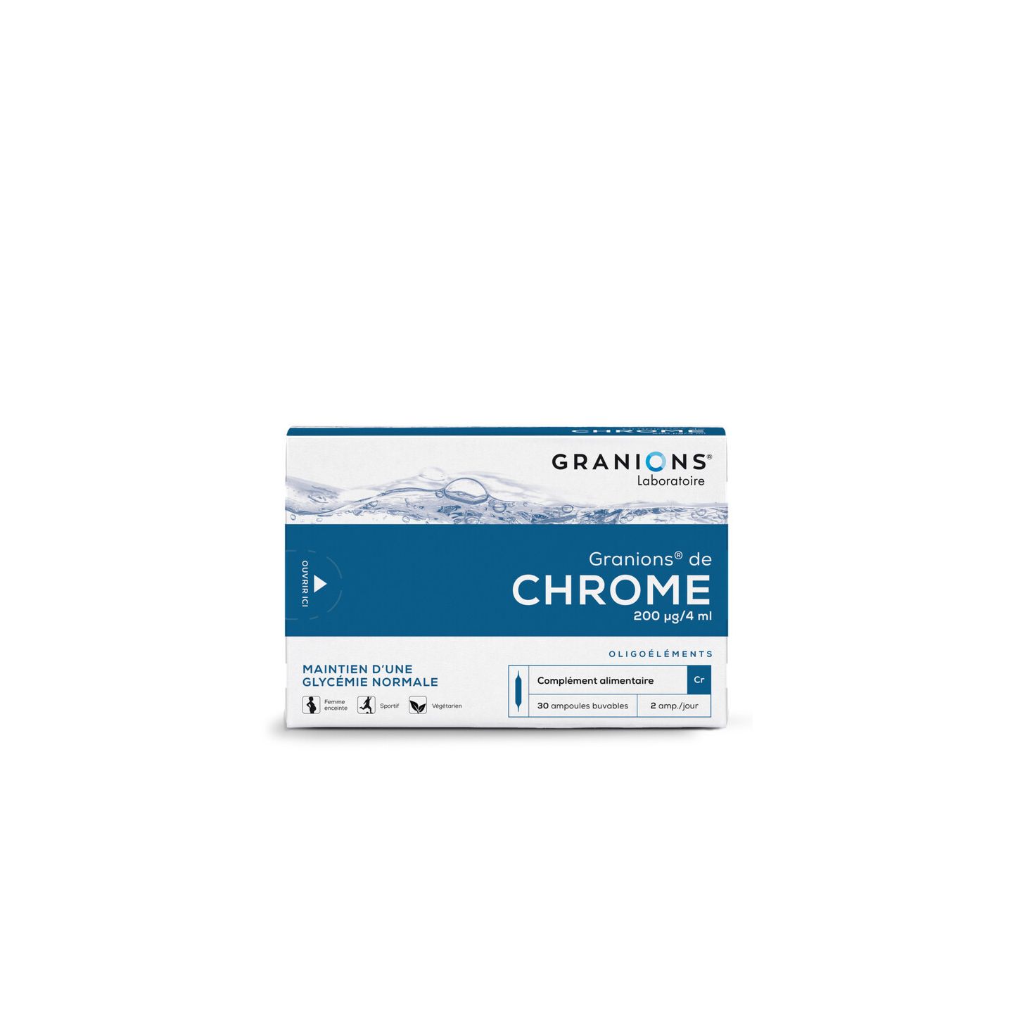 Granions Chrome 200 µg - 30 ampoules