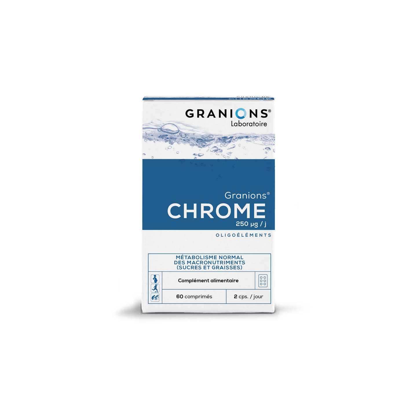 Granions Chrome 250 µg - 60 comprimés à croquer